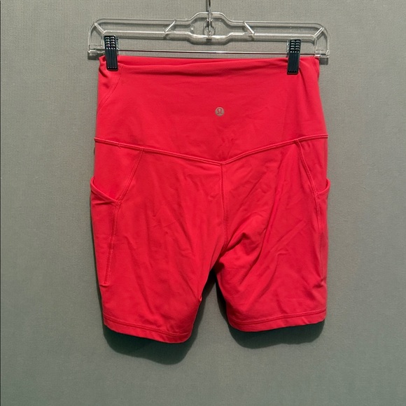 NWOT Lululemon Align High Rise Short 6" Double Lined Nulu Size 8 Lipgloss LIPG - Picture 3 of 4